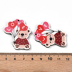 Bedruckte Holzanhänger&nbsp;WOOD-T032-04A