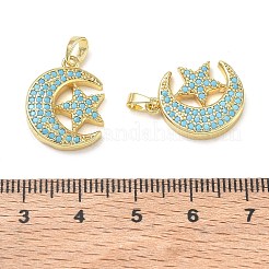Pendentifs en laiton avec strass&nbsp;RB-CBA6BF7-01G