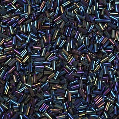 Metallische Farben Glashornperlen&nbsp;SEED-N005-001-D04