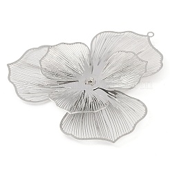 Blumen Messing große Anhänger&nbsp;KK-L219-11P