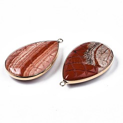 Colgantes de jaspe rojo naturales&nbsp;G-N326-108C
