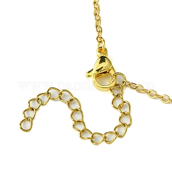 Collane con ciondolo in ottone con luna&nbsp;X1-NJEW-TA00164