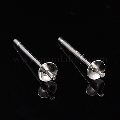 Accessoires de clous d'oreilles en 925 argent sterling&nbsp;STER-K167-027A-S