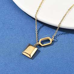 304 Edelstahl-Kabelketten-Charm-Armbänder für Damen&nbsp;BJEW-U021-11G