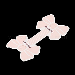 Umklappbare Schmuck-Displaykarten aus Papppapier mit Schleife zur Aufbewahrung von Halsketten und Armbändern&nbsp;CDIS-A006-06