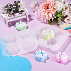 DIY-Fondant-Silikonformen mit Katzenpfotenabdrücken&nbsp;DIY-TAC0015-32B