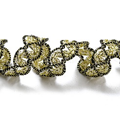 Wellenförmiger Spitzenbesatz aus Polyester&nbsp;OCOR-K007-04A
