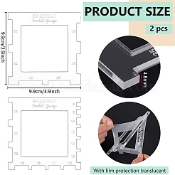 1 Set Messwerkzeug für Strick- und Häkelarbeiten aus Acryl&nbsp;DIY-BC0013-88