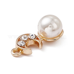Pendenti strass in lega&nbsp;PALLOY-P287-18G-01