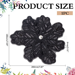 3D-Polyester-Stickgarn zum Aufbügeln/Aufnähen von Patches&nbsp;PATC-WH0023-21A