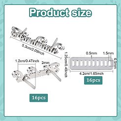16 set di etichette in lega fatte a mano&nbsp;FIND-PH0060-38P