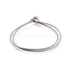 Bracelets cordon coréen unisexe en polyester ciré&nbsp;BJEW-JB04597