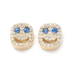 Perline zirconi micro pave  in ottone&nbsp;KK-M241-01K