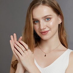 Bague en argent sterling&nbsp;WG5553A-03