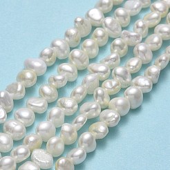 Fili di perle di perle d'acqua dolce coltivate naturali&nbsp;PEAR-A005-05D-01