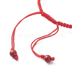 Emaille-Charme-Armband mit Herzumschlag aus Rosenlegierung&nbsp;BJEW-JB08682-02
