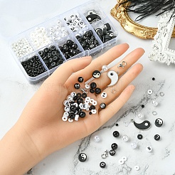 Kit per la creazione di set di gioielli a tema fai da te yin yang&nbsp;DIY-YW0004-67