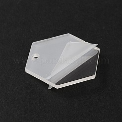 Colgantes de acrílico transparentes&nbsp;TACR-WH0001-70