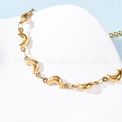 Bracelets à maillons en acier inoxydable 304 pour femmes&nbsp;BJEW-L706-02G