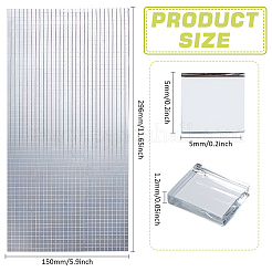 Adesivi murali in vetro mosaico&nbsp;GLAA-WH0038-59B