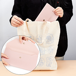 4 Stück tragbare Make-up-Pinseltasche aus PU-Leder in 4 Farben&nbsp;AJEW-GA0004-45