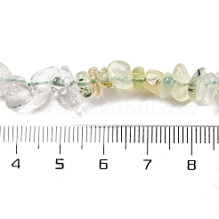Stränge natürlicher Quarzkristall- und Prehnitperlen&nbsp;G-L610-A03-01