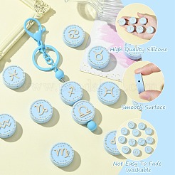 12 pz 12 stili perline focali in silicone alimentare&nbsp;SIL-CJ0002-25