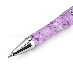 Tema san valentino motivo a cuore in plastica con penna a sfera in ferro&nbsp;FIND-D032-01B
