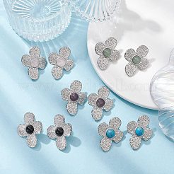 Ohrstecker aus natürlichen&nbsp;EJEW-JE05319-02