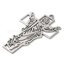 Pendentifs en acier inoxydable 304 anti-ternissement&nbsp;STAS-R116-04P