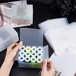 Abnehmbare transparente Kunststoffbox&nbsp;CON-WH0085-46