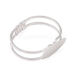 Accessoire de bricolage de bracelet en laiton&nbsp;X-KK-G315-01S