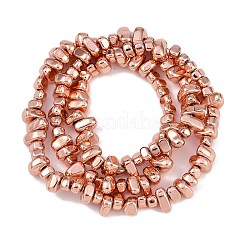 Fili di perline di ematite sintetica non magnetica elettrolitica&nbsp;G-I364-B01-RG
