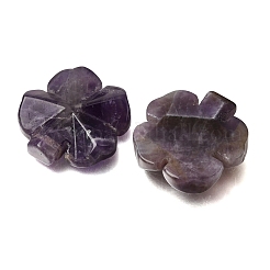 Decorazione a forma di trifoglio intagliato in ametista naturale&nbsp;GG-CBA6D08-D11