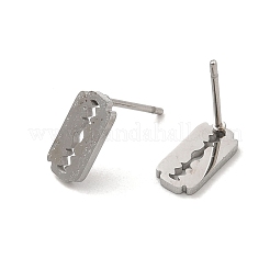 Pendientes de botón de acero inoxidable 304 que no se deslustran&nbsp;EJEW-P244-02P