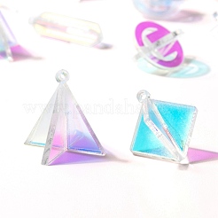 10pcs 5 pendentifs acryliques transparents de style&nbsp;KY-LS0001-07