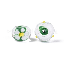 Perles vernissées manuelles&nbsp;LAMP-Q039-04C