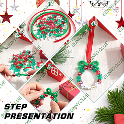 Ensemble de perles de Noël en acrylique et en plastique&nbsp;DIY-SC0026-81C