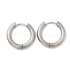 Pendientes de aro de acero inoxidable 316f&nbsp;EJEW-D341-01D-P