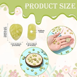 30 pieza de cuentas talladas de jade chino natural&nbsp;G-CJ0001-85
