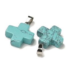 Synthetischen Türkis Anhänger&nbsp;G-Z067-06P-04