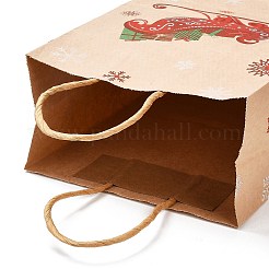 Rechteckige Papiertüten zum Thema Weihnachten mit Heißprägung&nbsp;X1-CARB-F011-02D