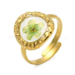 Messing verstellbare ringe für damen&nbsp;RJEW-G265-10G