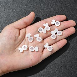10 Stück Ohrmuttern aus Acryl und Silikon&nbsp;SACR-YW0001-97