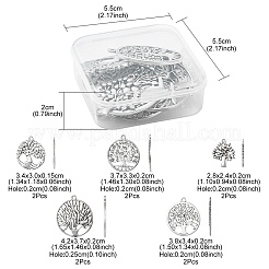 10 pz 5 stili pendenti in lega di stile tibetano&nbsp;TIBEP-YW0001-47