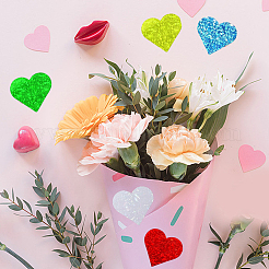 Rollo de pegatinas en forma de corazón&nbsp;DIY-CP0013-99