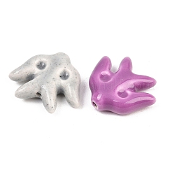 Perles en porcelaine manuelles&nbsp;PORC-P037-03