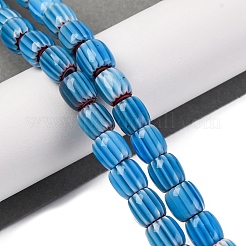 Fili di perline a lume lavorate a mano con motivo chevron&nbsp;LAMP-K041-01B-07