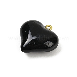 Colgantes de esmalte de latón&nbsp;KK-M322-01B-G