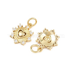 Colgante micropavé cubic zirconia de latón&nbsp;KK-A269-52G